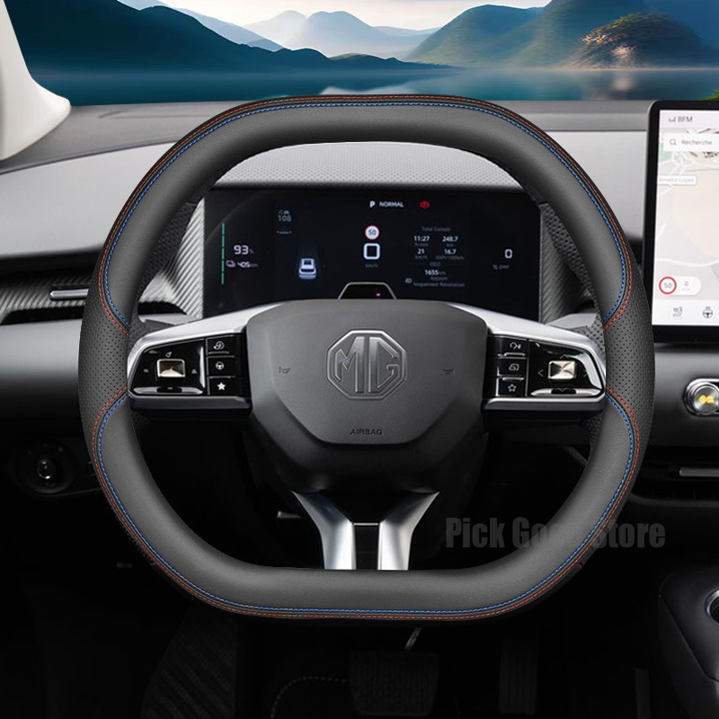 Car Steering Wheel Cover Anti Slip Breathable - Nappa Deri Araba Direksiyon Simidi Kılıfı