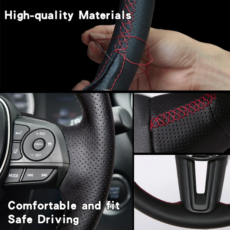 Alfa Romeo Giulia Stelvio 2015 - Car Steering Wheel Cover Anti Slip Breathable incelemesi ve fiyatı
