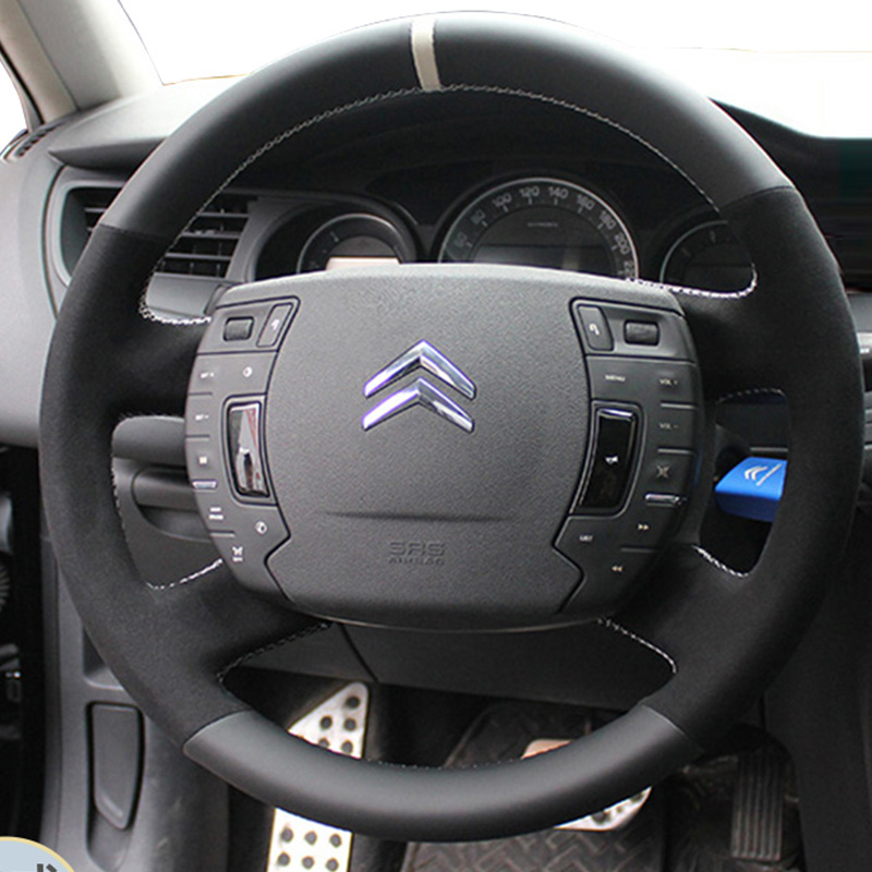 Citroen C5 2007-2015 için DIY  - Car Steering Wheel Cover Anti Slip Breathable incelemesi ve fiyatı