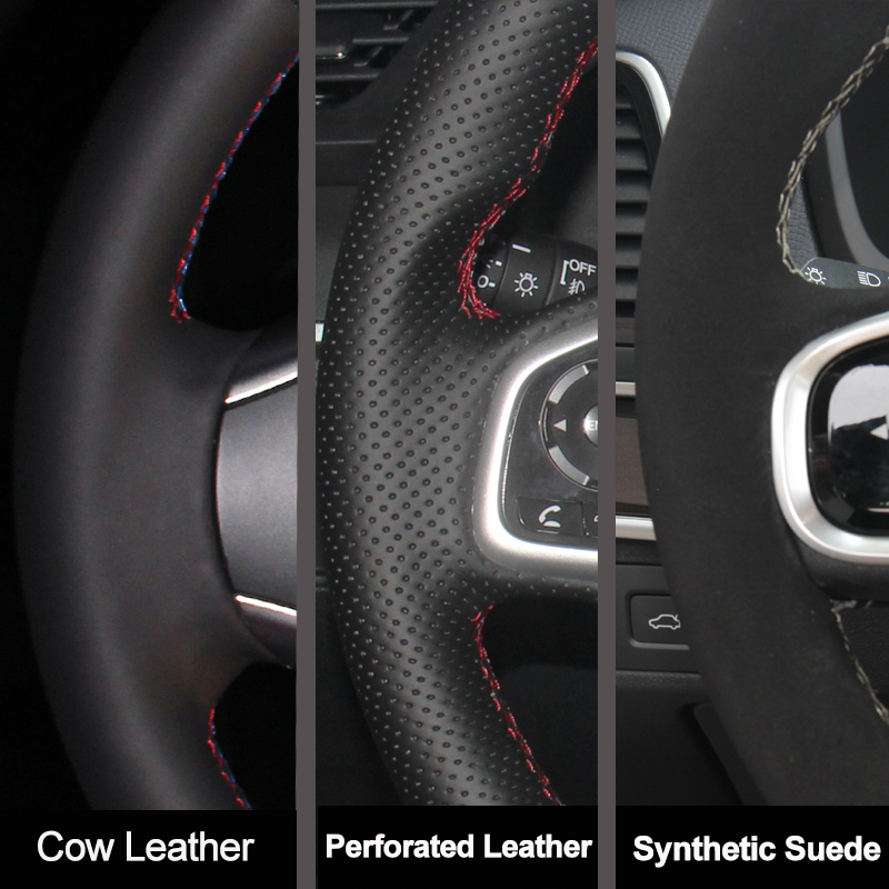 Citroen C5 2007-2015 için DIY  - Car Steering Wheel Cover Anti Slip Breathable incelemesi ve fiyatı