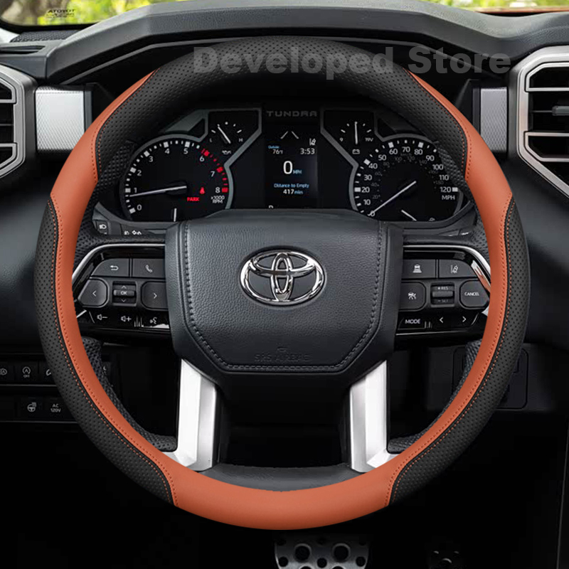 39 cm Deri Araba direksiyon kı - Car Steering Wheel Cover Anti Slip Breathable incelemesi ve fiyatı