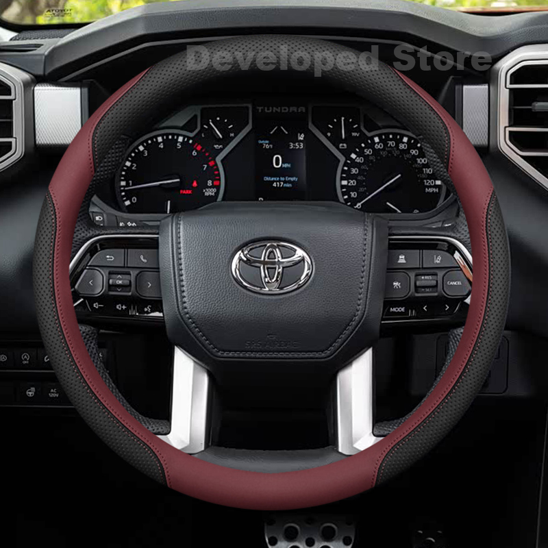 39 cm Deri Araba direksiyon kı - Car Steering Wheel Cover Anti Slip Breathable incelemesi ve fiyatı