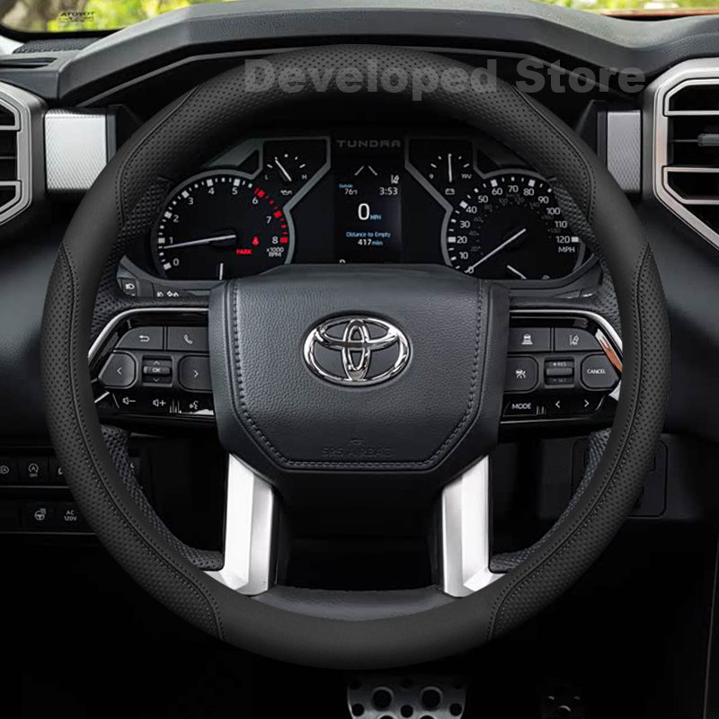 39 cm Deri Araba direksiyon kı - Car Steering Wheel Cover Anti Slip Breathable incelemesi ve fiyatı