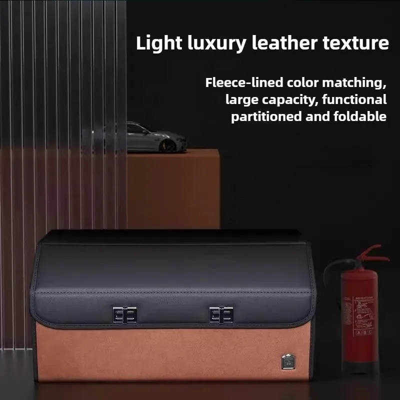 Hafif Lüks Süet Araba Bagajı S - Car Trunk Organizer Foldable Storage Box incelemesi ve fiyatı