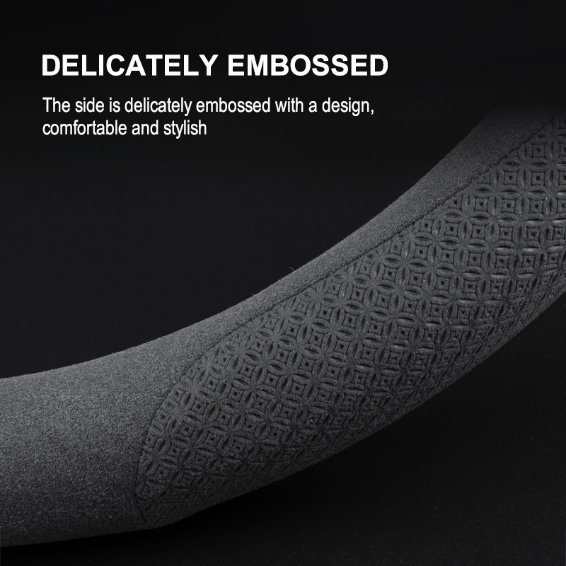 Otomobil parçaları araba direk - Car Steering Wheel Cover Anti Slip Breathable incelemesi ve fiyatı