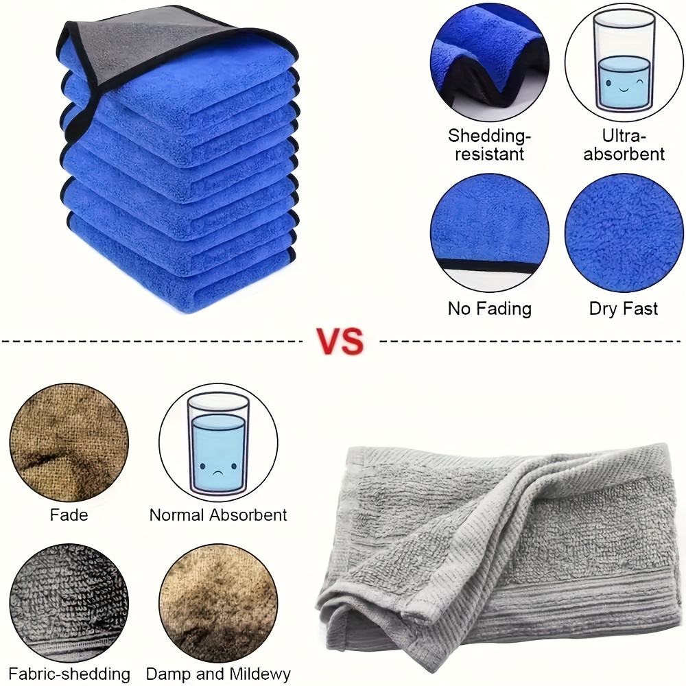 1-10 adet Mikrofiber Araba Tem - Microfiber Car Drying Towel Super Absorbent incelemesi ve fiyatı