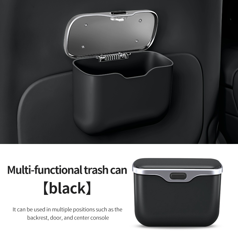 Yaratıcı kapaklı araba çöp kut - Waterproof Car Trash Can With Lid incelemesi ve fiyatı