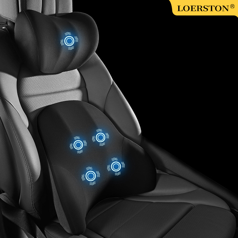PU deri araba bel desteği ped  - Memory Foam Car Neck Pillow Lumbar Support incelemesi ve fiyatı